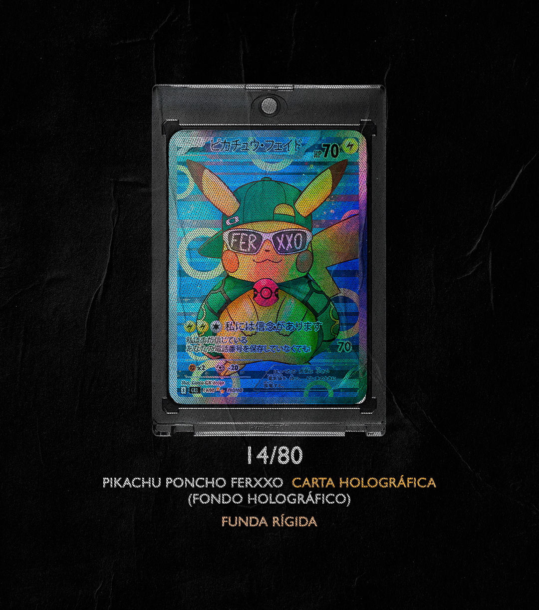 PIKACHU PONCHO FEID 14/80