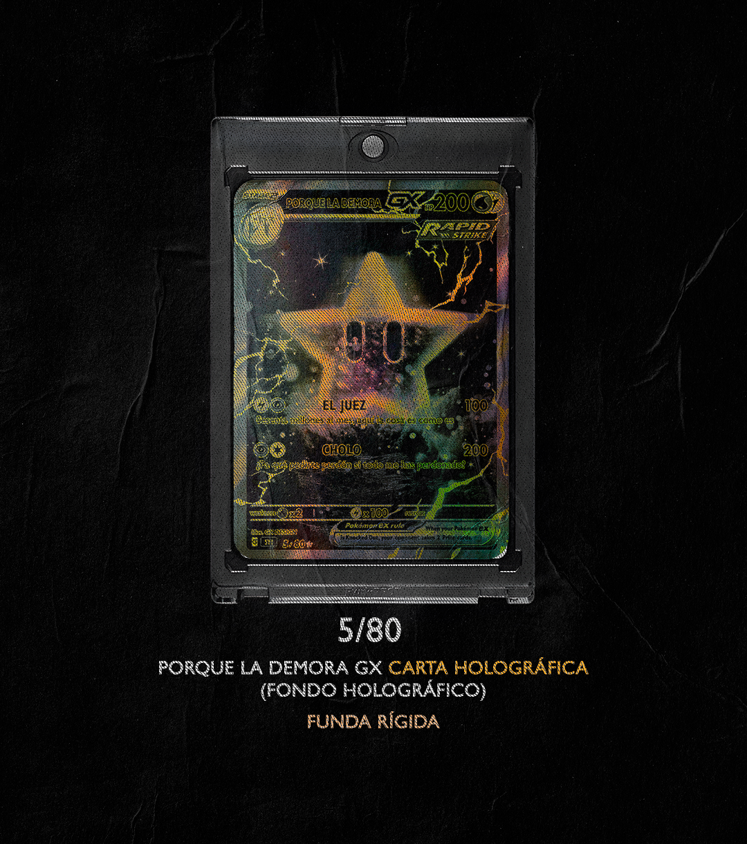 PORQUE LA DEMORA 5/80