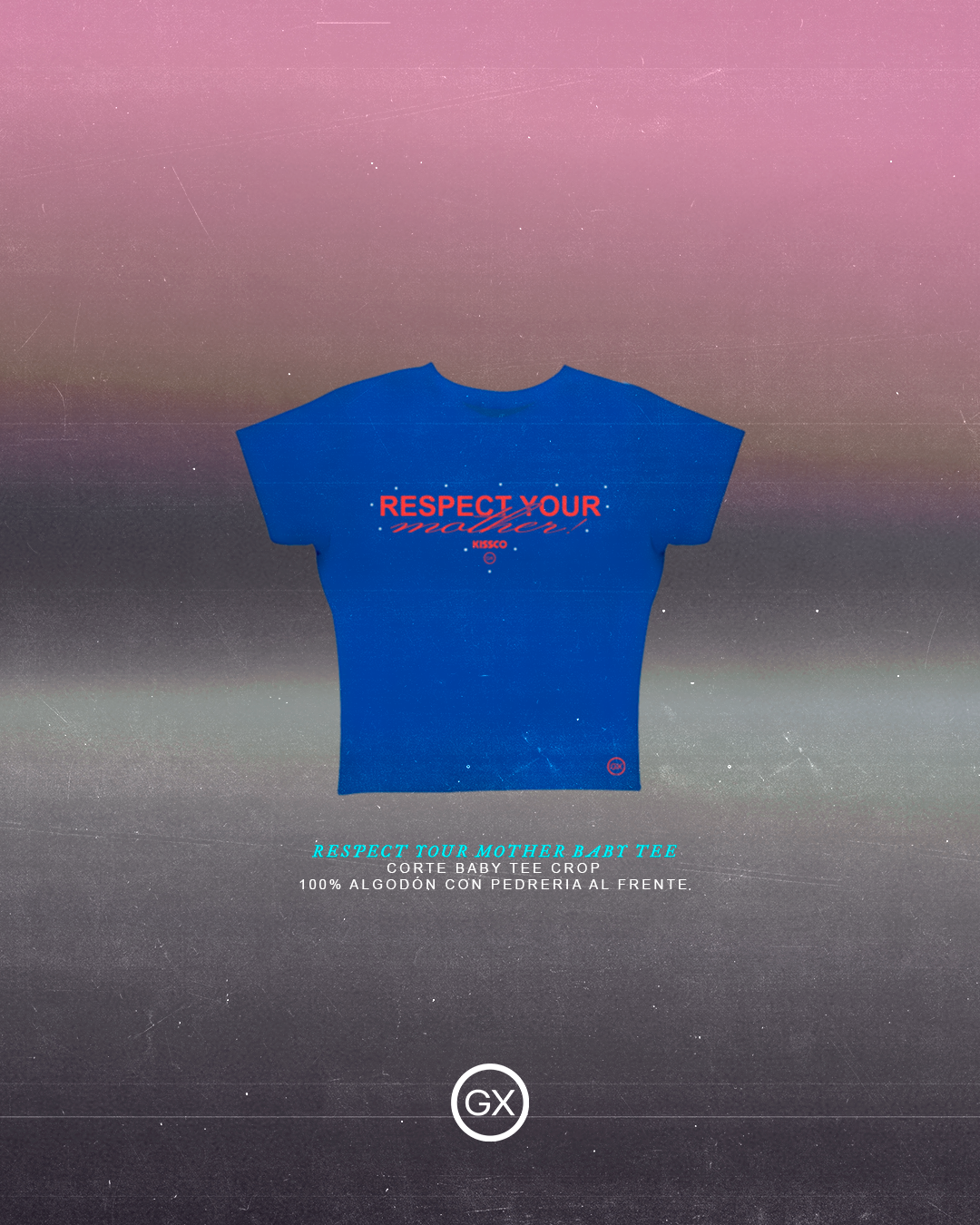 RESPECT YOUR MOTHER - RED - BABY TEE