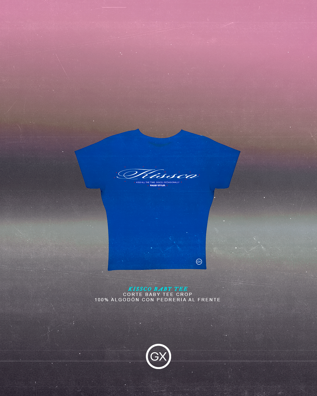 KISSCO - WHITE - BABY TEE
