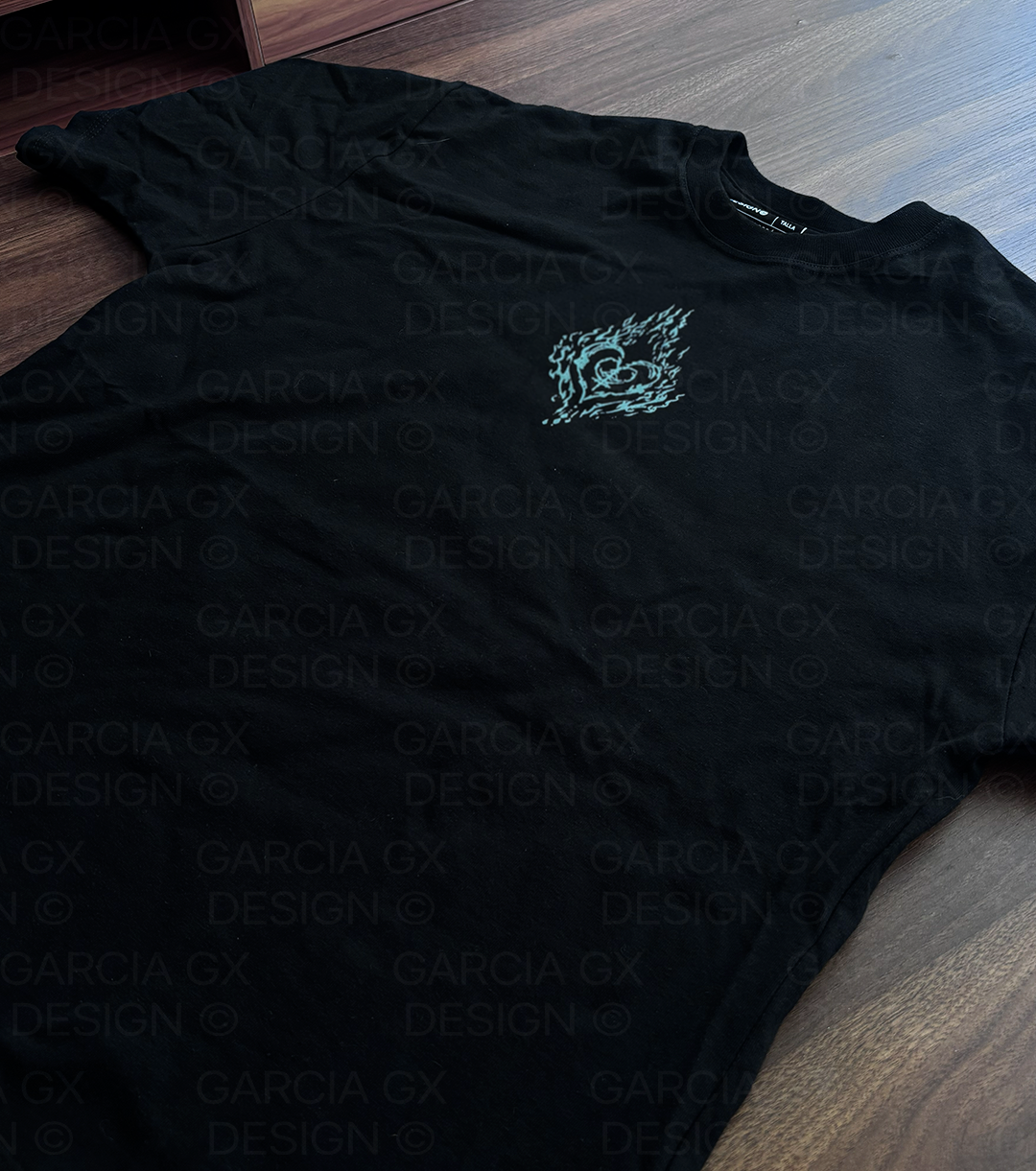 SB HEART CRYSTALS TEE