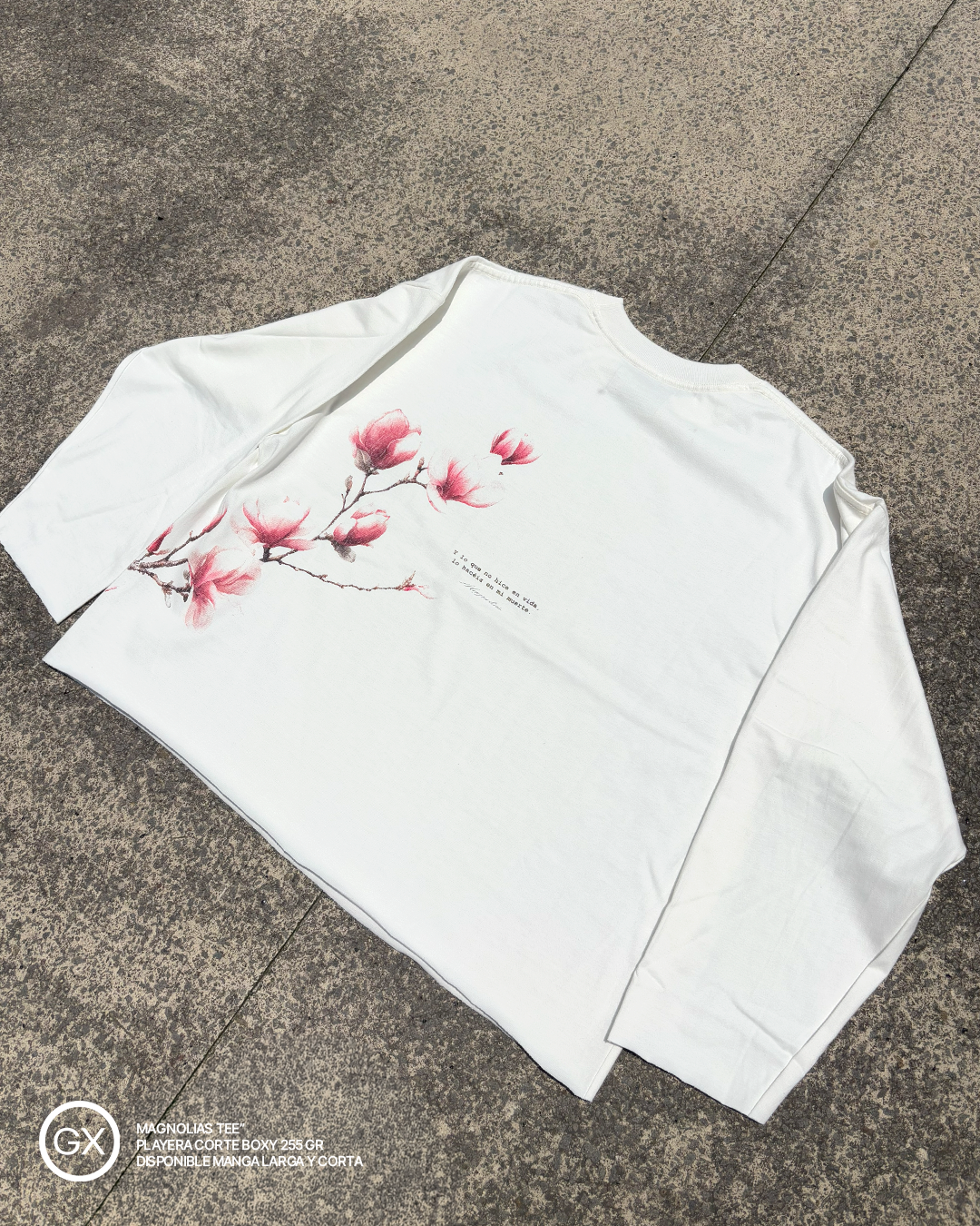 MAGNOLIAS TEE (manga larga)