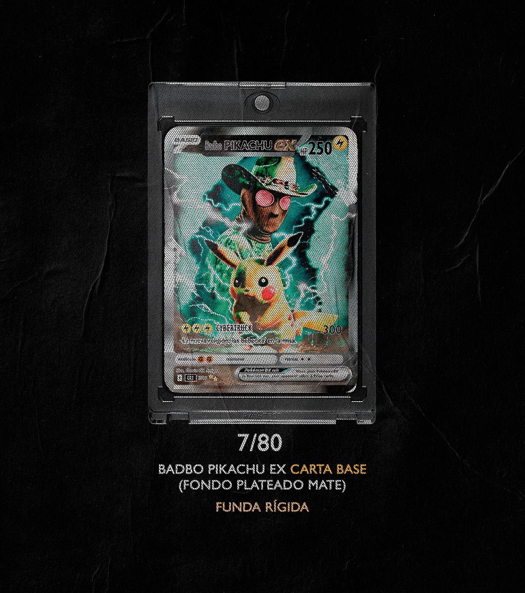 BADBO PIKACHU EX 7/80