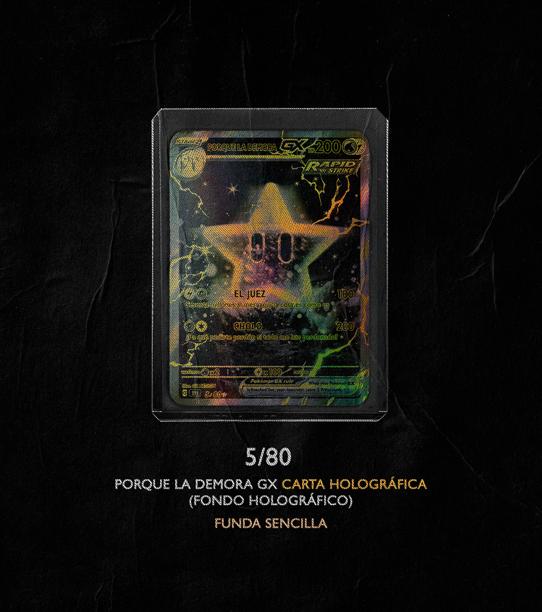 PORQUE LA DEMORA 5/80