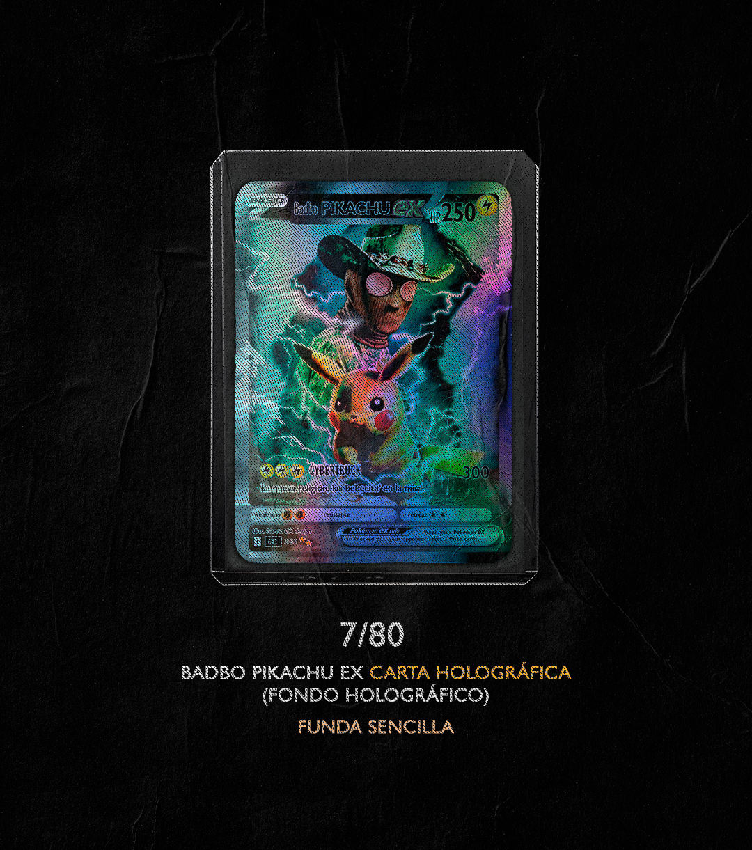 BADBO PIKACHU EX 7/80