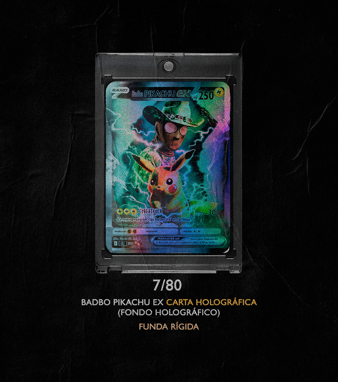 BADBO PIKACHU EX 7/80