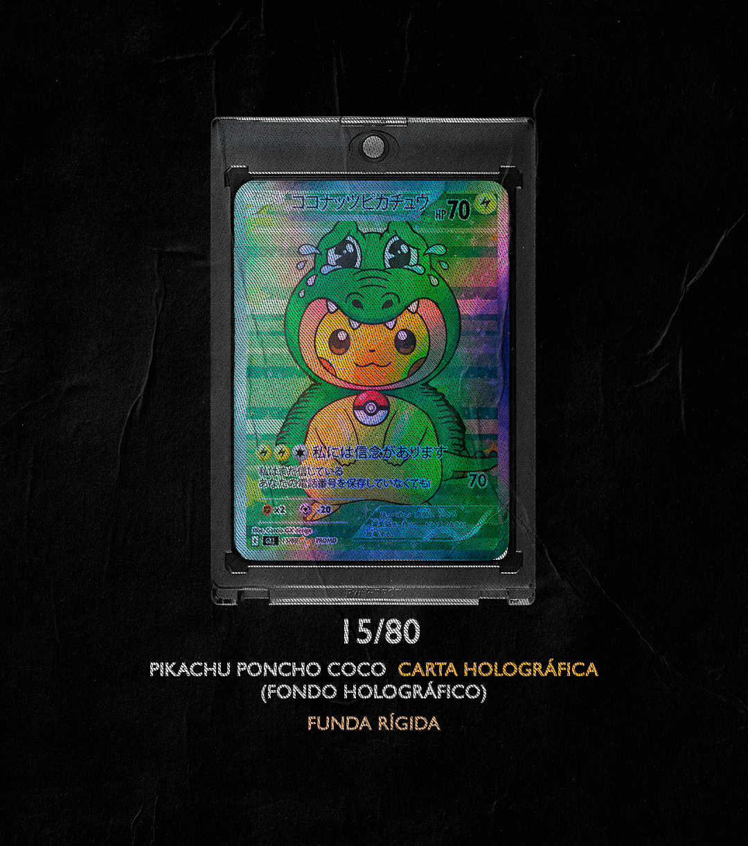 PIKACHU PONCHO COCO 15/80