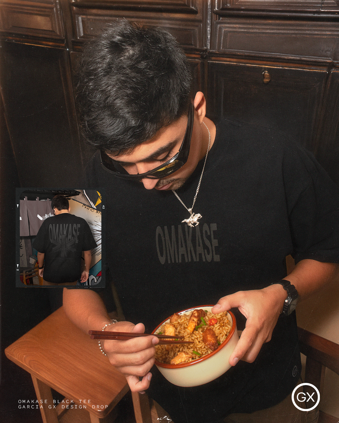 OMAKASE ALBUM BLACK TEE