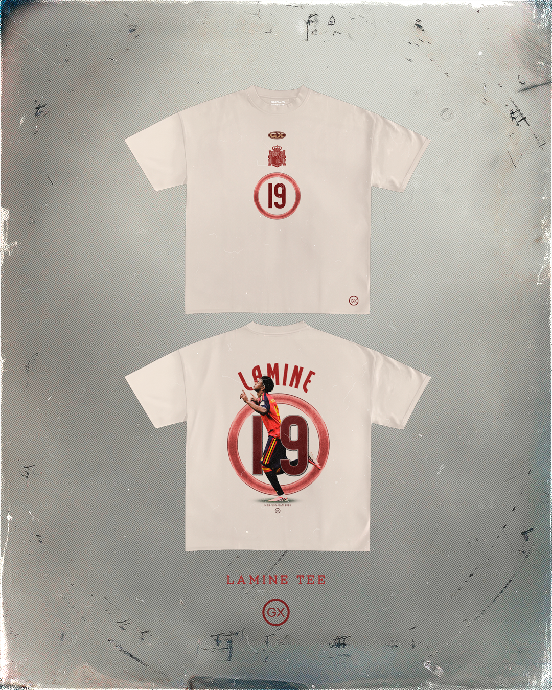 #19 LAMINE TEE