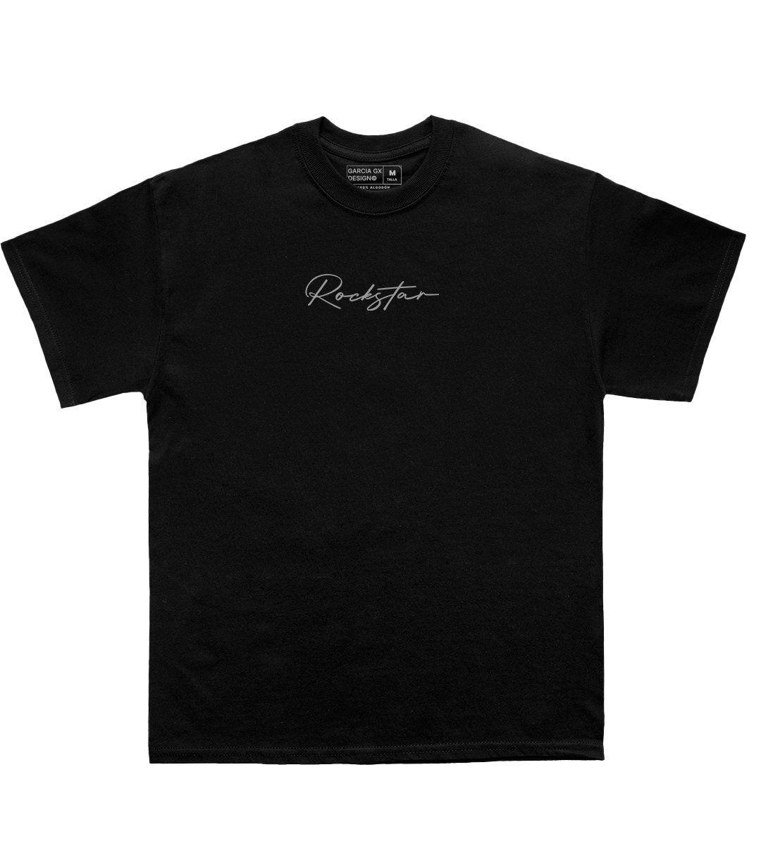ROCKSTAR BLACK CRYSTALS T SHIRT